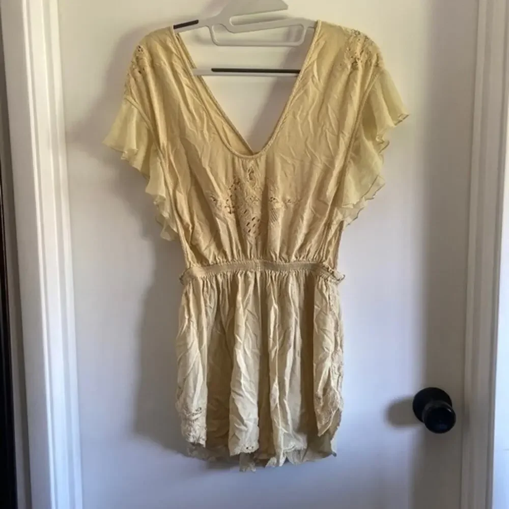 Free People pale yellow